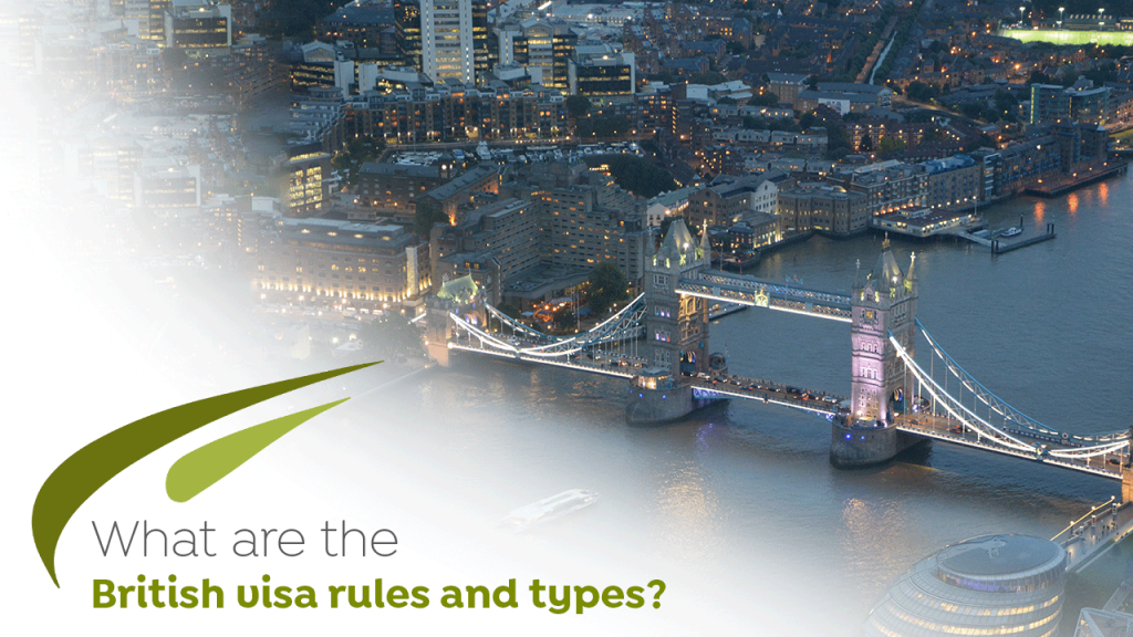 British visa rules and types - a picture for a bridge in UK City